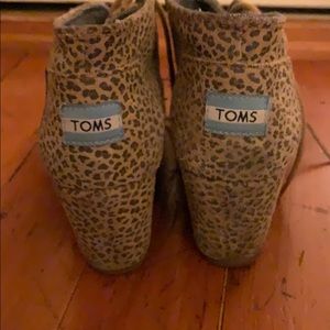 Leopard Wedges by TOMS